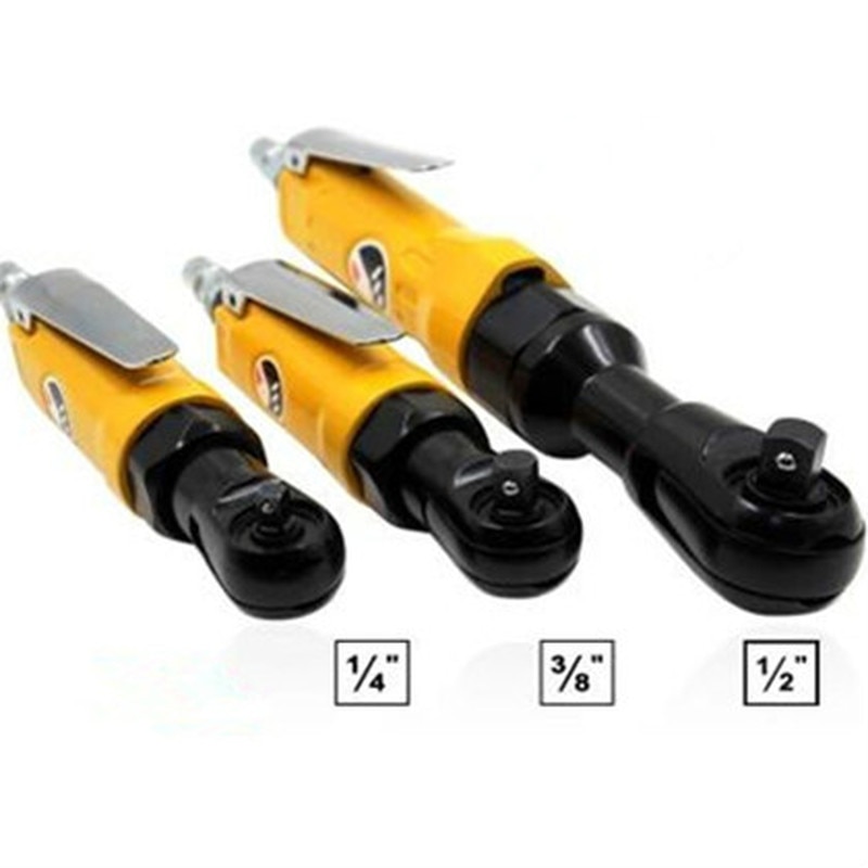 1/2 1/4 3/8 Pneumatic Air Ratchet Wrench Mini Spanner Wrench Car Bicycle Repair Tools with Speed Regulation To Adjust Torque