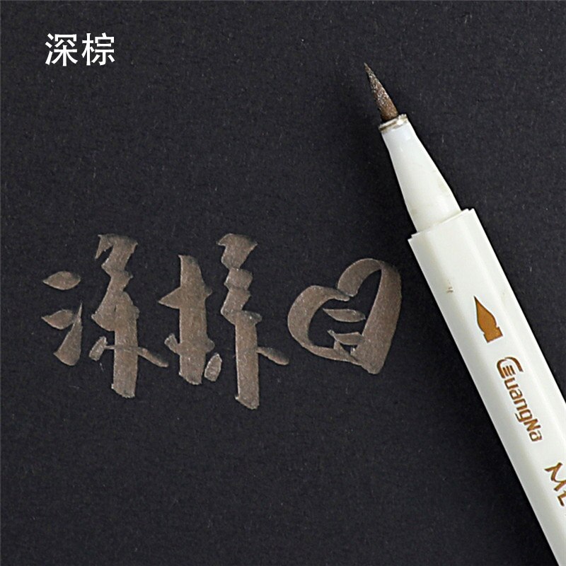Rotuladores coloridos respetuosos con el medio ambiente práctico álbum de fotos DIY Scrapbooking bolígrafo de Graffiti decorativo para tarjetas de Metal de cristal: 19