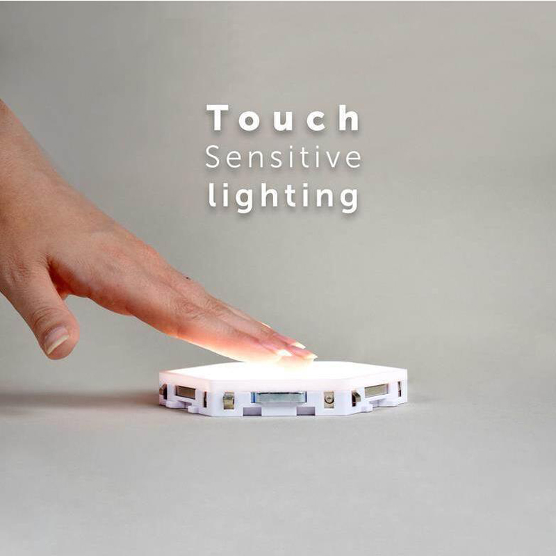 DIY Wall Lamp Touch sensor Switch Quantum Lamp LED Hexagonal Modular Decoration Wall Lampara LED light night