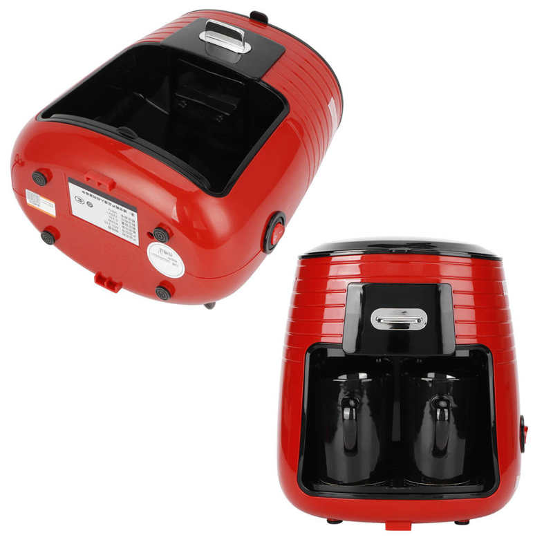 Coffee Maker 0.25L Full Automatic Coffee Machine American Double Cup Drip Coffee Maker Tea Making Nespresso Coffee Machine