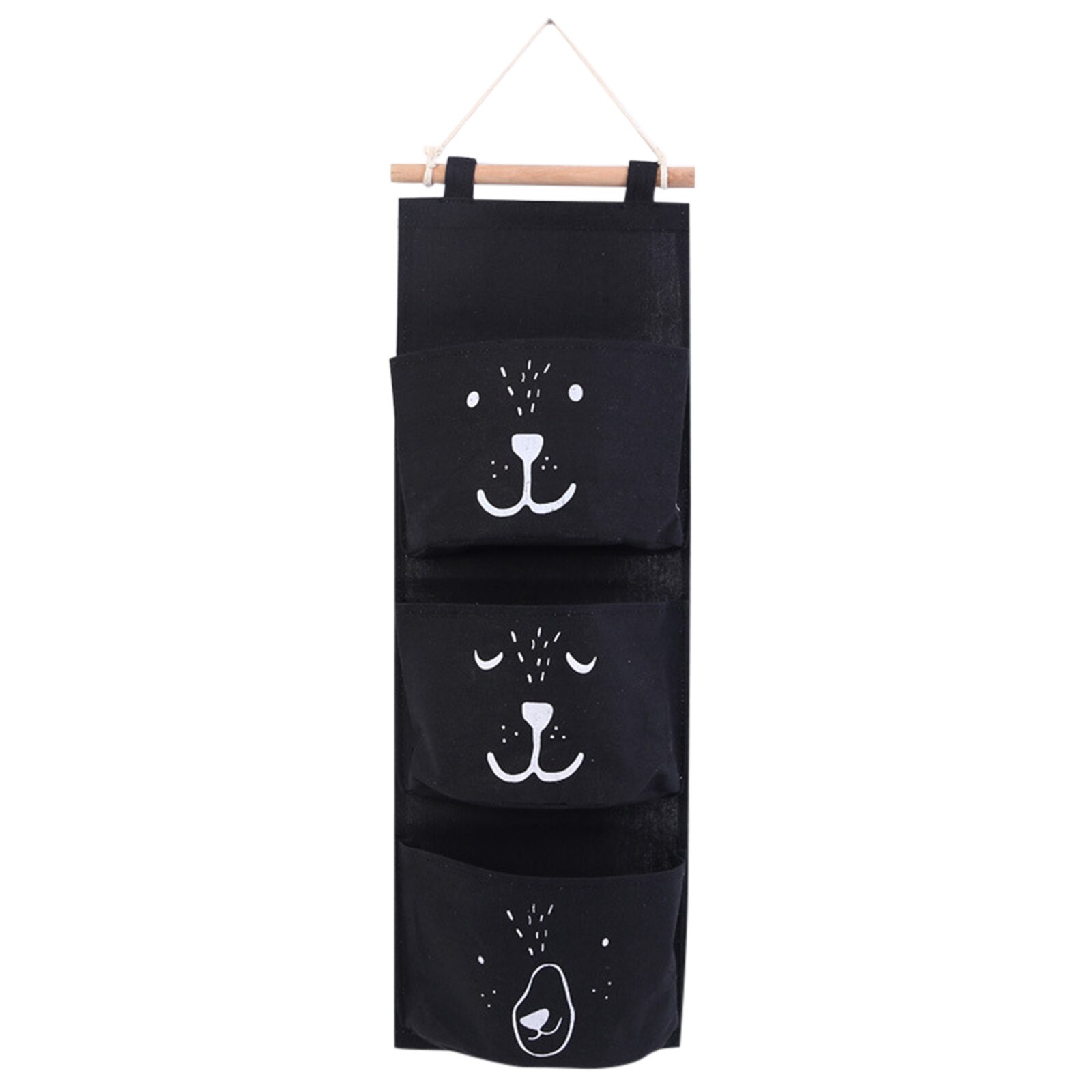 Muur Opknoping Opbergtas 3 Pocket Hanger Badkamer Baby Vouwen Slaapkamer Muur Closet Cosmetica Diversen Speelgoed Bag Organizer: D