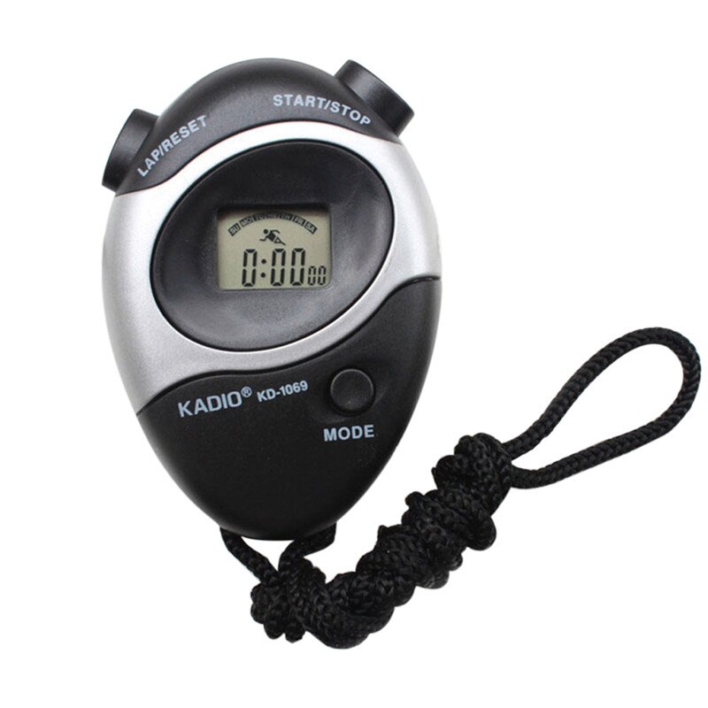 Multifunction Digital LCD Sports Stopwatch Electronic Stopwatch Chronograph Timer Counter Alarm Running Timer Fitness Equipment: Default Title