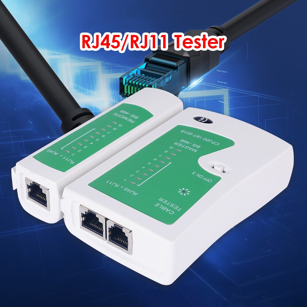 Ethernet Line Networking Wire Detector Portable Network Cable Tester Network Cable Testers RJ45 RJ11 LAN UTP