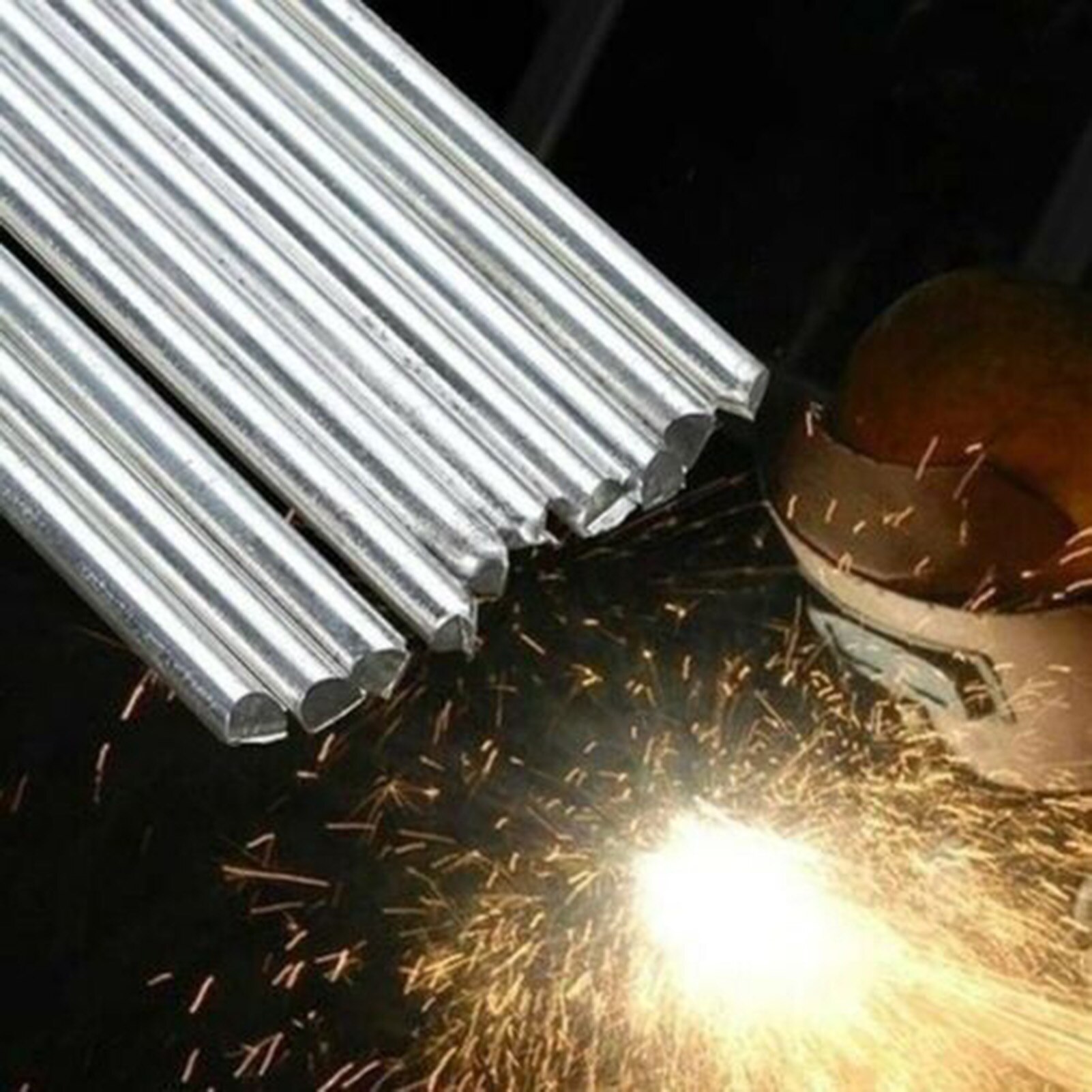 10Pcs Aluminum Welding Rods Flux-cored No Flux Required Low Melting Point Corrosion Resistance