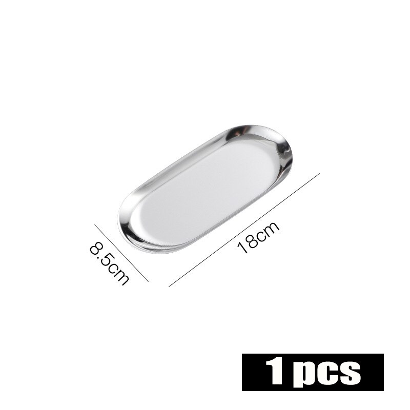 Gold Dining Plate Stainless Steel Dessert Plate Towel Nut Fruit Cake Tray Snack Kitchen Plate Nordic Style Steak Kitchen Plate: A