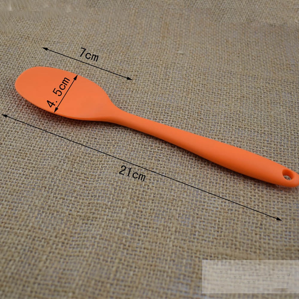 Soup spoon Silicone Kitchen Bakeware Utencil Spoons And Scoop Cooking Tools 21cm home Kitchen tableware#25