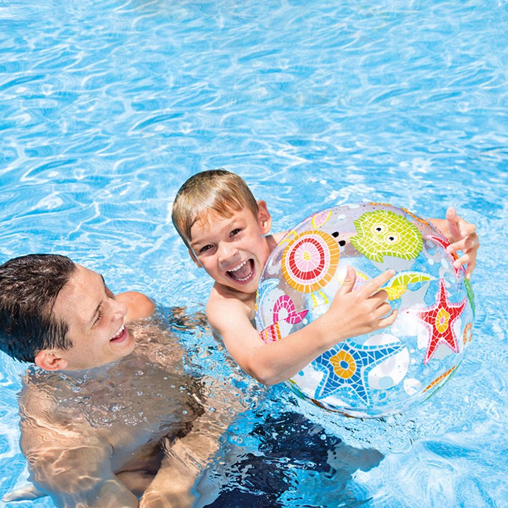 Children Inflatable Water Ball Outdoor Swimming Toy PVC Inflatable Beach Elastic Float Ball