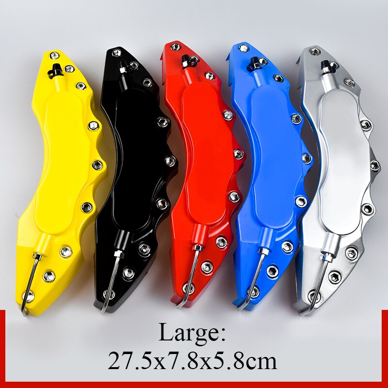 2 Stuks S/M/L Size 3D Abs Auto Remklauw Cover Remschijf Shell Voor Verna Celesta elantra Mistra Sonata Ix25 Ix25 Tucson Santafe