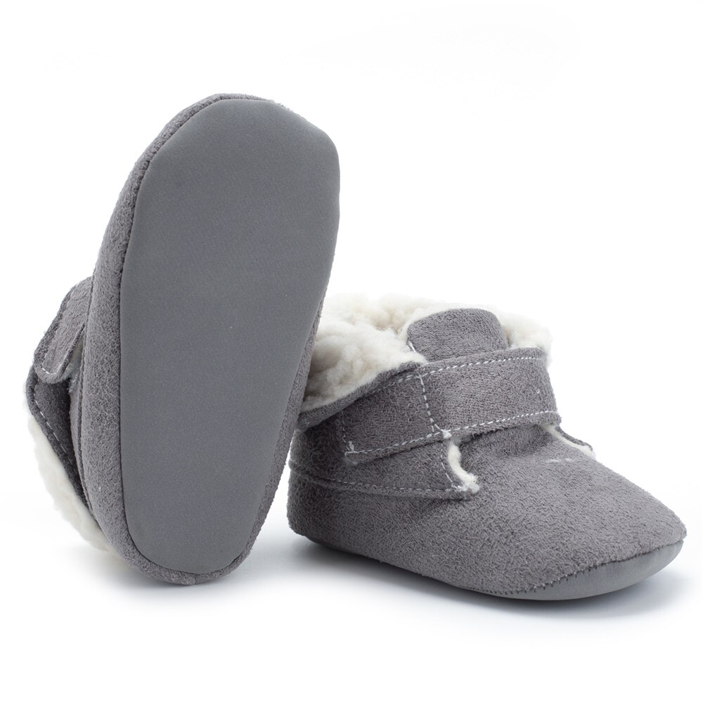 Baby Jongens Laarzen Imitatie Leer Suede Flanger Rechtop Pinda Suede Innerlijke Winter Warm Casual Laarzen Baby Schoenen Voor Jongens meisjes