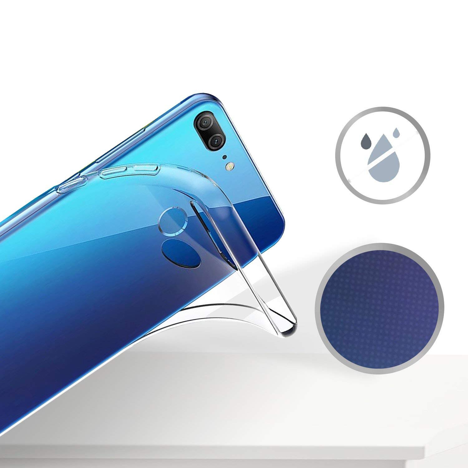 fallen Für Huawei Honor 9 Ehre 9 Lite TPU Silizium Klar Ausgestattet Stoßstange Sanft Fall für Honor 9N 9i 9 lite transparent Zurück Abdeckung