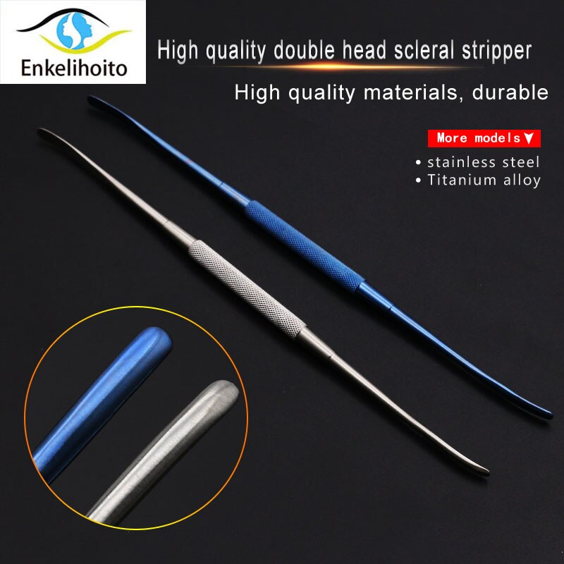 Cosmetic plastic surgery nasal bone stripper stainless steel nose single head / double skull department scleral stripper