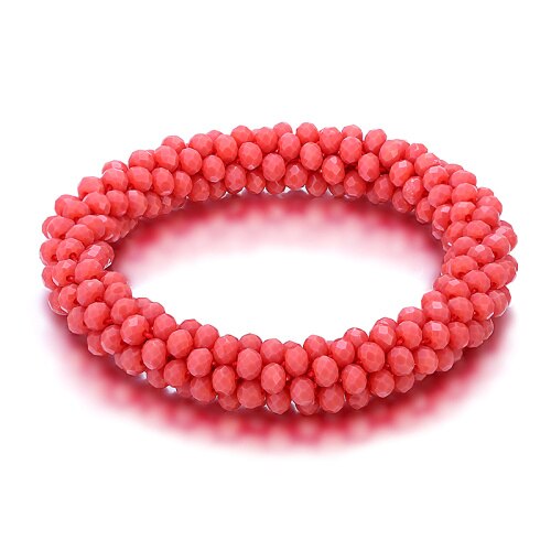 Multicolor Handgemaakte Gehaakte Glas Seed Bead Nepal Boho Armband: BK152