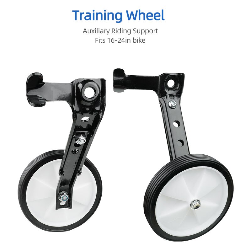 1 Paar Verstelbare Baby Bike Training Wheel Zware Extra Ondersteuning Balancer 16-24in Kids Fiets Riding Fietsen Leren