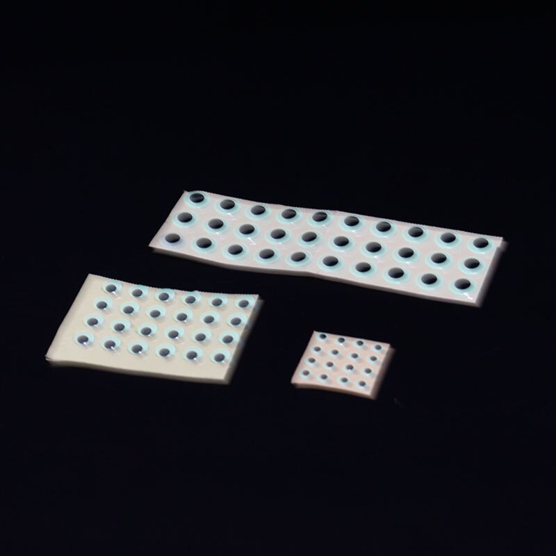 Royal Sissi-leurre lumineux 3D de pêche avec yeux en résine d&#39;appât rougeoyante, matériel de fixation à la mouche, 3mm/5mm/7mm, 40 unités par paquet