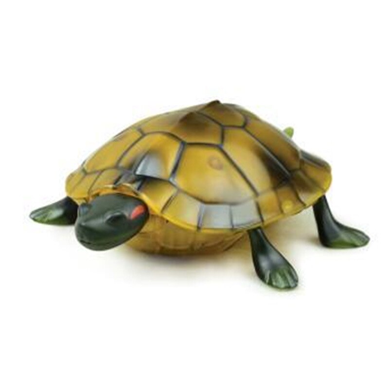 Télécommande infrarouge RC, jouet Animal, Kit pour enfants adultes, cafard intelligent, araignée, serpent, fourmi, farces, Radio, insecte pour garçons: tortoise Yellow