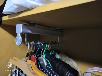 magic hanger Top-mounted sliding pull out Closet Wardrobe clothes hanger Rack space saver hangers