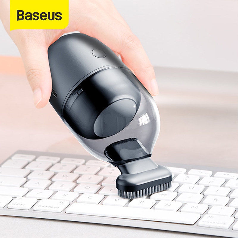 Baseus C2 Mini Desktop Stofzuiger Draagbare Desk Schoonmaak Tool Voor Pc Laptop Toetsenbord Klaslokaal Kantoor