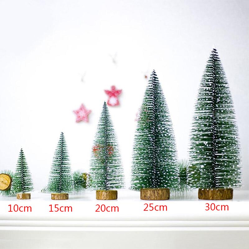 Hermosa mesa árbol de Navidad decoración Festival miniatura Navidad Pino árbol pequeño árbol de Navidad