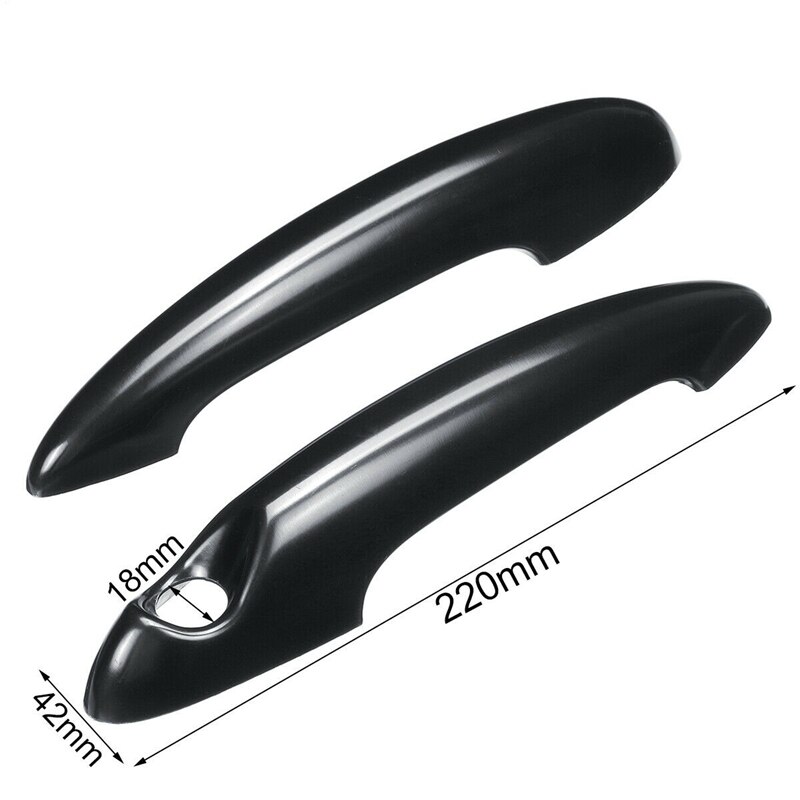 2 Stuks Abs Zwart Deurgreep Cover Voor Mini Cooper S R50 R53 R56