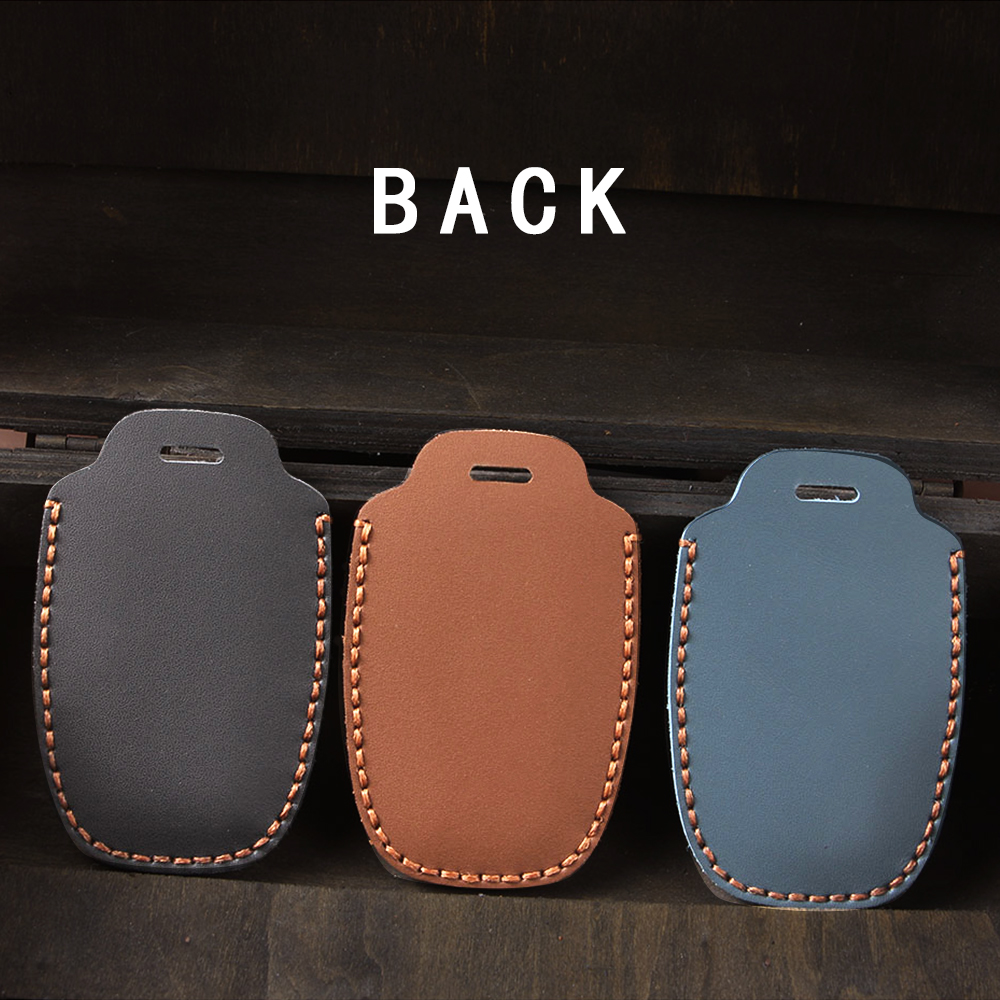 Funda de cuero para llave de coche, funda para mando de llaves inteligente para Volvo S60 V60 S90 V90 Xc40 C40 Xc60 Xc90 Polestar 2 3 4 5 6
