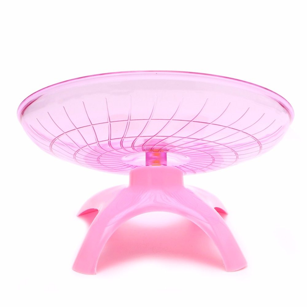Running Disc Flying Saucer Exercise Wheel For Pets Mice Hamsters Gerbil Cage Toy