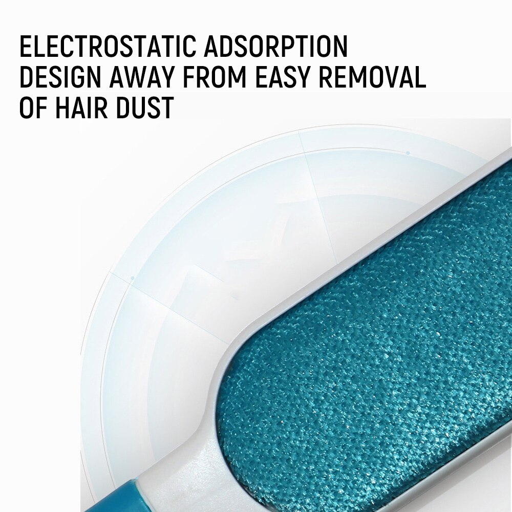 3pcs/set Magic Clean Brush Reusable Self-Cleaning Pet Hair Brush Set Double Lint Remover Fur Scrub Clothes Bag Dust Brusher