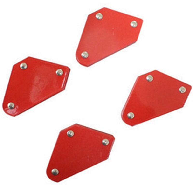4 Pcs/Set Mini Triangle-Welding Positioner 9Lb Magnetic Fixed Angle Soldering Locator Tools Without Switch Welding Accessories