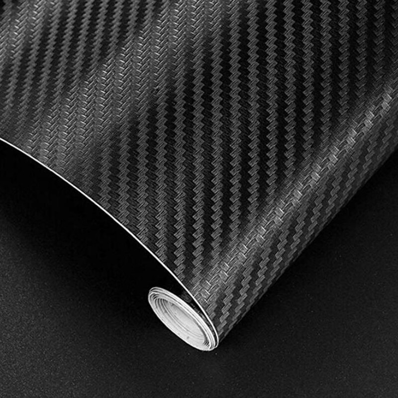 1 pc 3D Carbon Fiber Wrap Roll Sticker Vel Decoratieve Praktische Poster voor Auto Decor Decoratie Stickers Posters