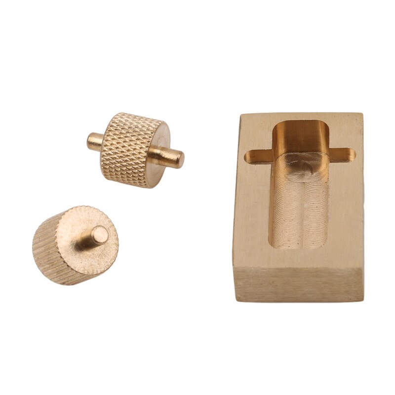 Herramientas para tallar cuero puro cobre artesanía cuero borde teñido aceite coser DIY mano costura juegos de artesanía de cuero herramienta para hacer cuero