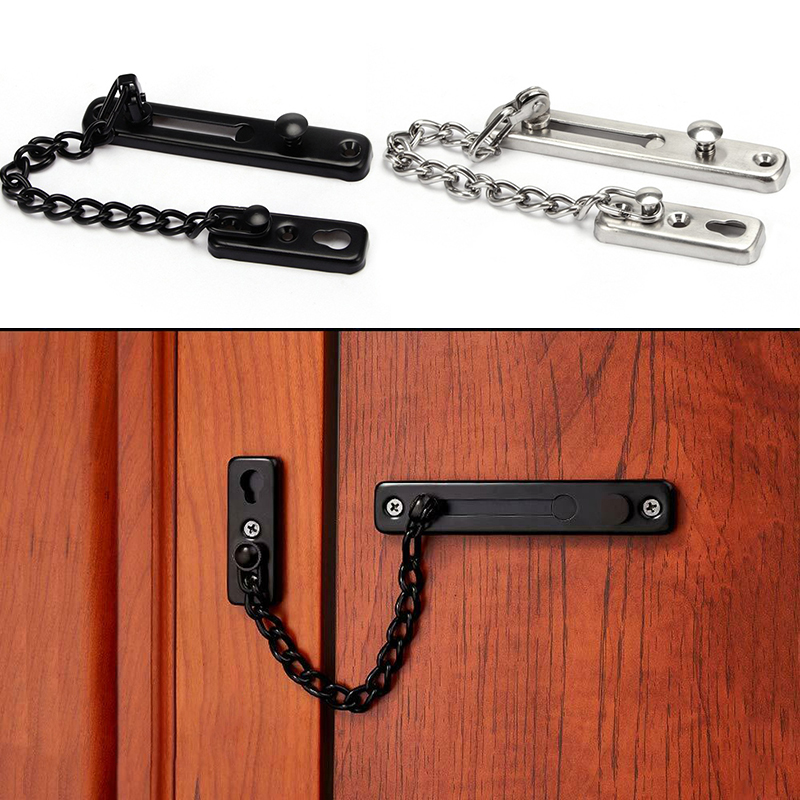 Anti-Diefstal Deur Chain Lock Home Security Guard Bolt Klink Rvs duurzaam Anti-diefstal ketting accessoires