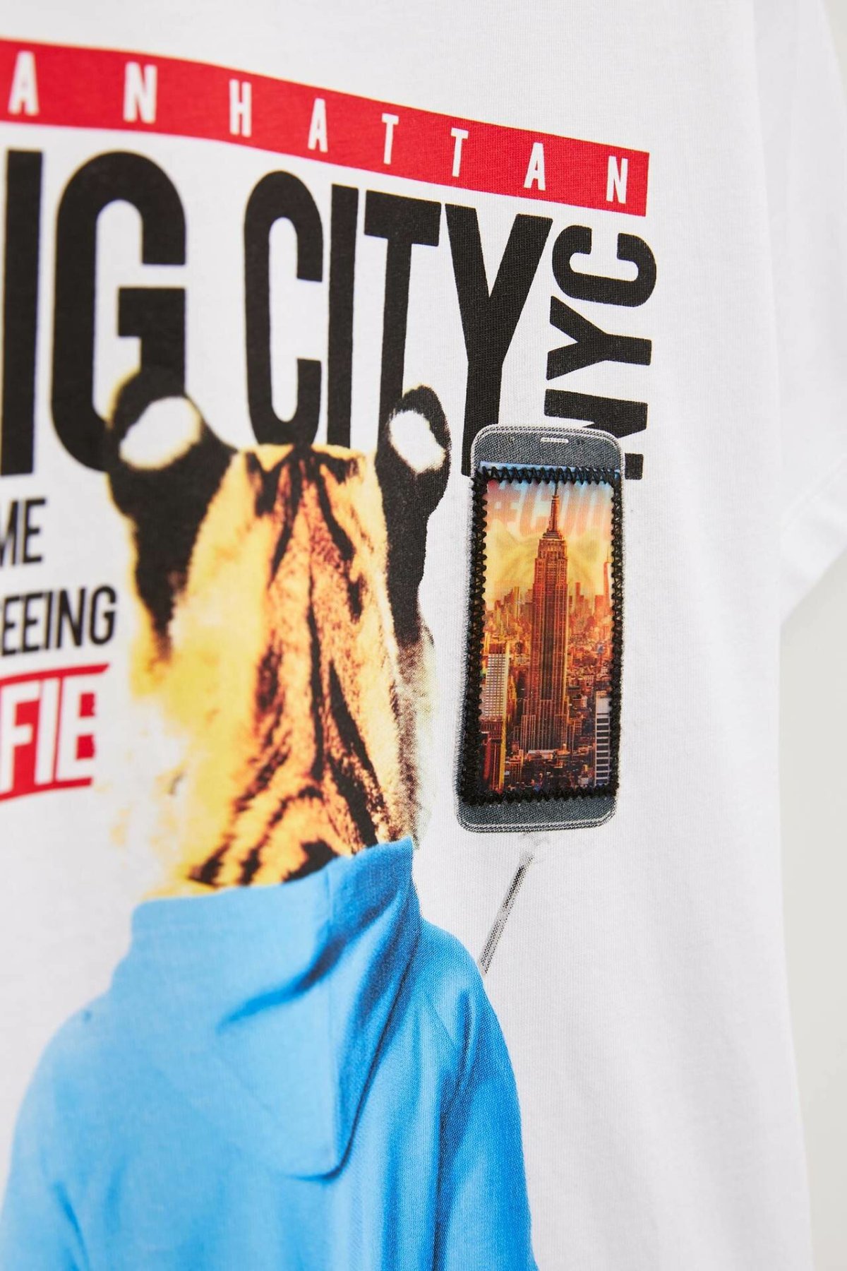 DeFacto Jongens Mode O-hals Tops Jongens Casual Brief Patroon Korte Mouwen Kids Comfort Sport Tee Zomer-K9283A619HS