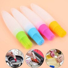1*Kitchenware basting brush bakery liquid oil tools silicone kitchen accessories