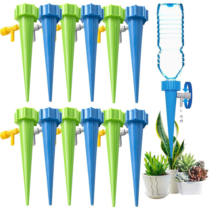 12 Stuks/6 Stuks Zelfwatergevende Kits Automatische Waterers Druppelirrigatie Indoor Plant Watering Apparaat Plant Tuin Gadgets creatieve