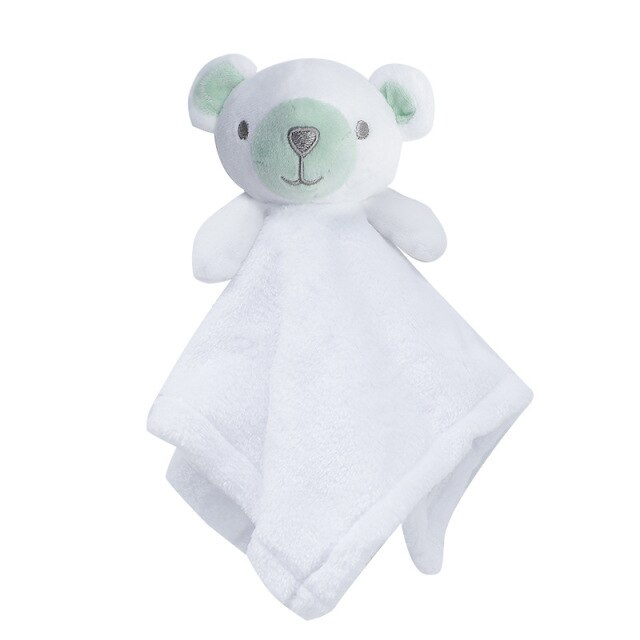 Baby dulme formilde håndklæde ting til nyfødte tegneserie dyr blød dulme håndklæde dyne plys baby legetøj til klapvogn 0 12 måneder: Th031