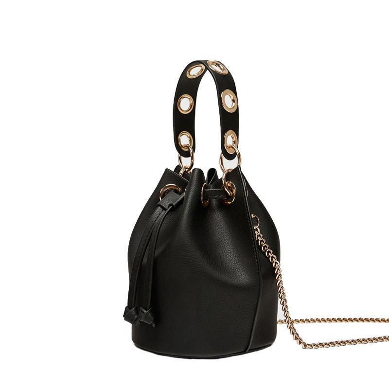 Z da família nova moda europeia e americana cordão corrente balde saco de ombro único bolsa em 2019