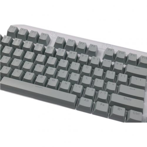 Universal Mechanical Keyboard Keycaps 104Pcs/Set Universal Ergonomic Backlit Key Cap Keycaps for Gaming Keyboard Accessories: Grey
