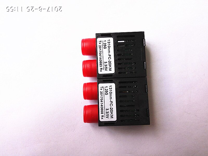 FC 1.25G Dual Fiber 1x9 Optical Transceiver Module 1.25G Transceiver 10/100/1000M single dual fiber 20KM 1310nm FC 3.3/5V