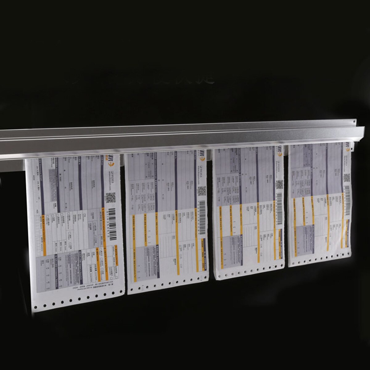 30/40/50/60cm billet fane regning kvittering hængende rack bar køkken ordre dokument holder køkken værktøj billet papirklip arrangør