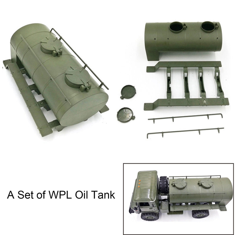 Wpl remote control simulation train transport oil tank for  b24 b16 b36