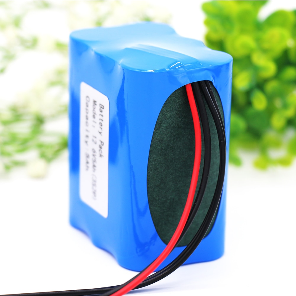 12V Batterij 5000Mah 3S2P Kluosi Grote Capaciteit 11.1V 12.6V Lithium Ion Batterij Pack Met 5A Bms voor Led Lamp Licht Backup Power