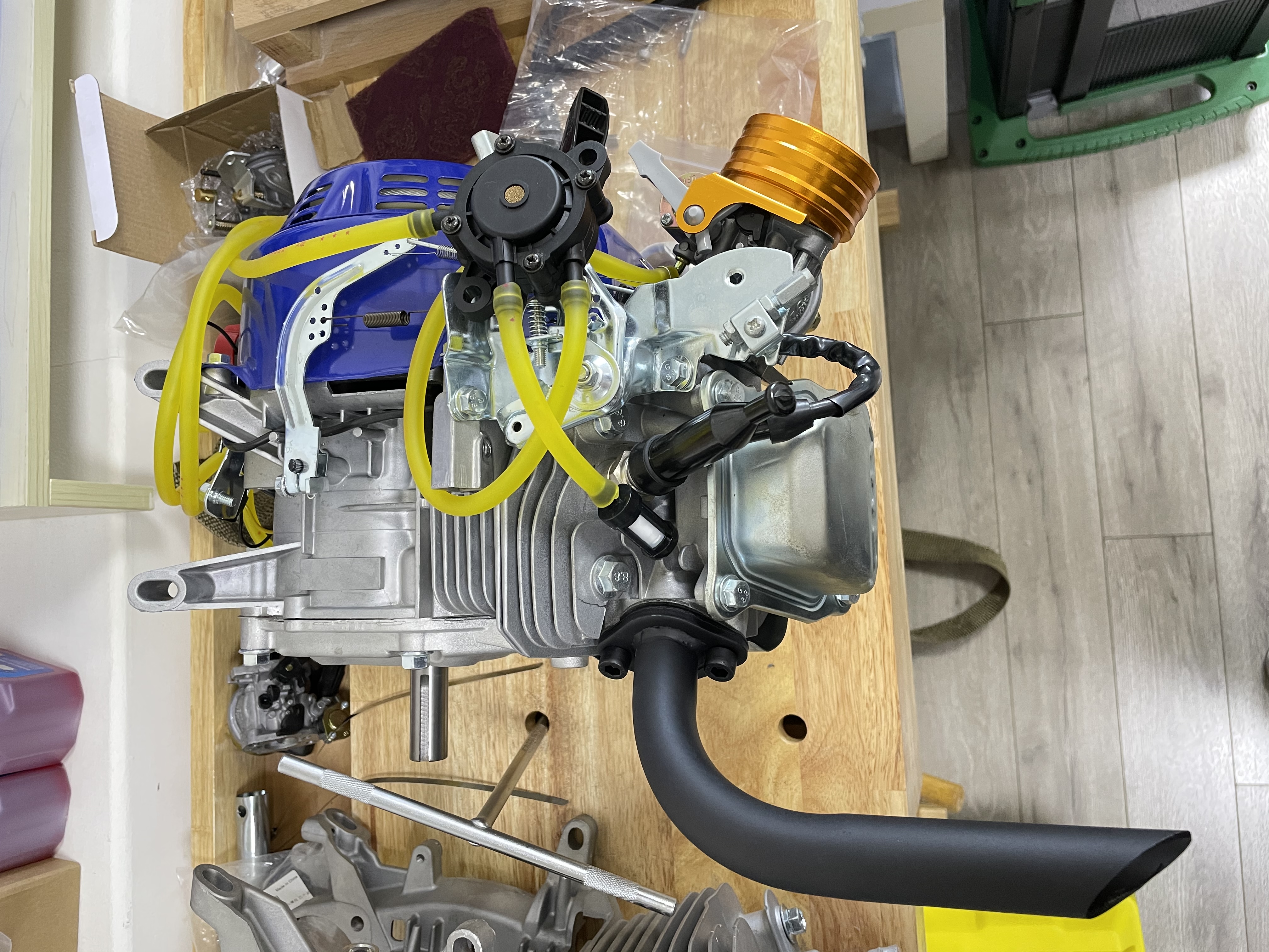 Uitlaatpijp Voor Predator 212cc Honda GX160 GX200 Go Kart &amp; Mini Bikes Zwart Wees Gebogen Uitlaatpijp Diy