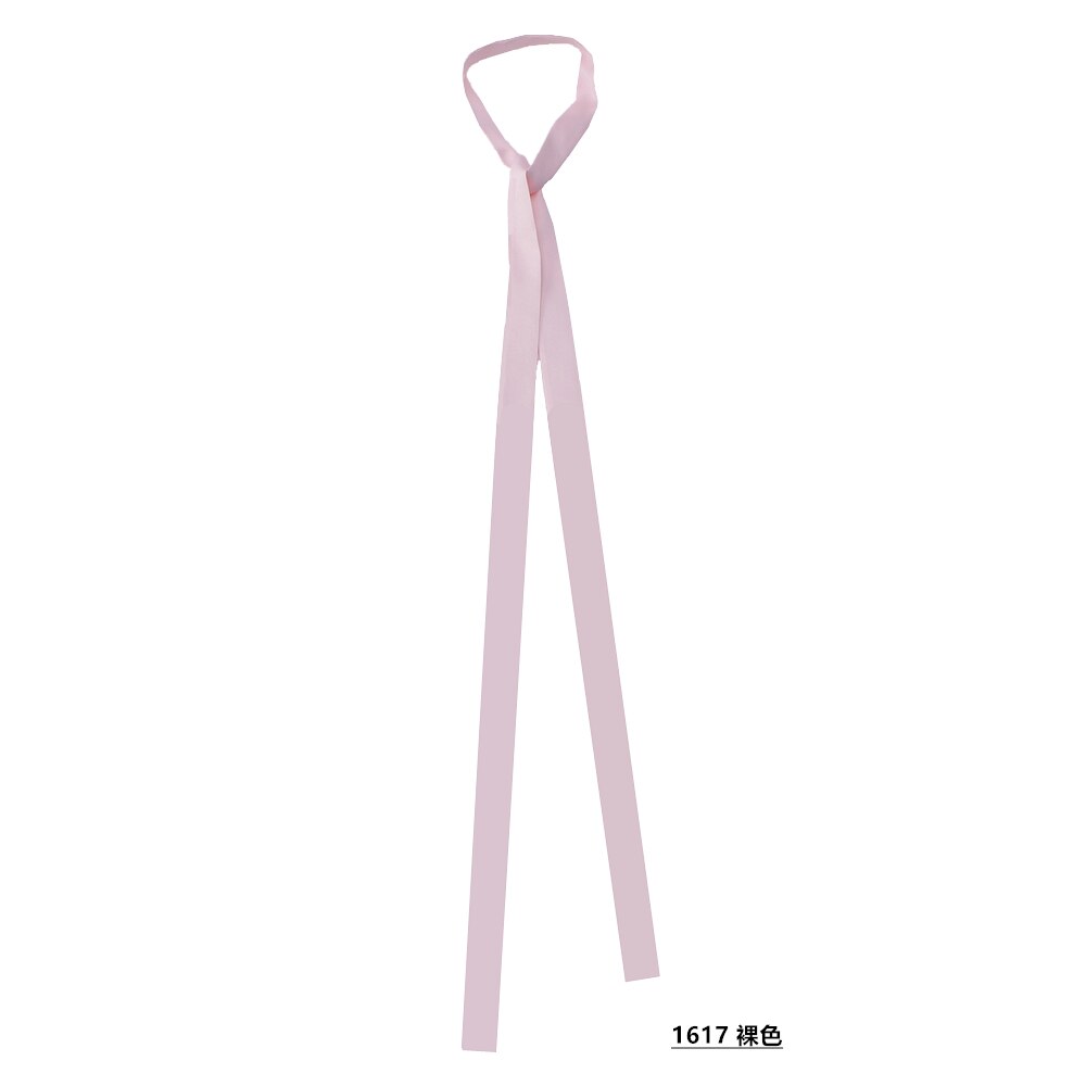 160*3CM mujeres color puro bufanda Extra larga y estrecha de cinta de seda bufandas corbata damas corbata delgada cuello bufandas cinta/correa de muñeca: 17