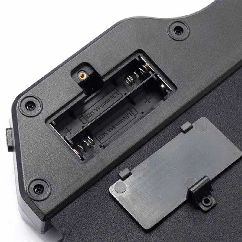 1 Set of USB Charging Electric Drum Hand Roll Up Drum Set Portable Drum Kit Practice Drum Black