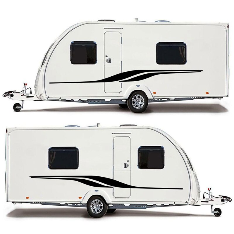 RV Motorhome Universal Body Sticker DIY Vinyl image Decal Sticker Decoration for Caravan Trailer Car