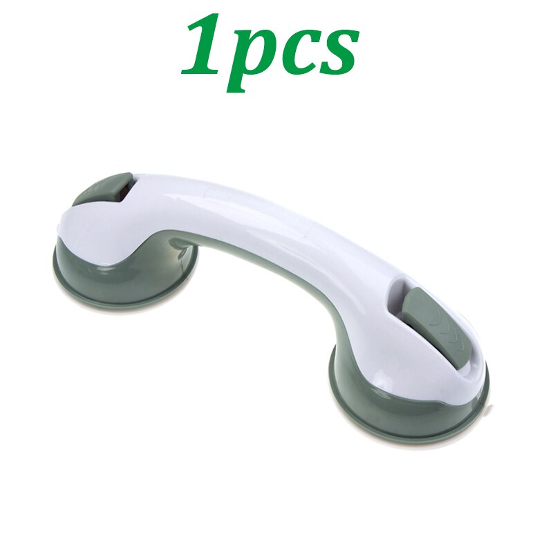 Badkamer Sterke Vacuüm Zuignap Handvat Anti-Slip Ondersteuning Helpende Grab Bar Voor Ouderen Veiligheid Leuning Bad Douche Grab bar: 1pcs