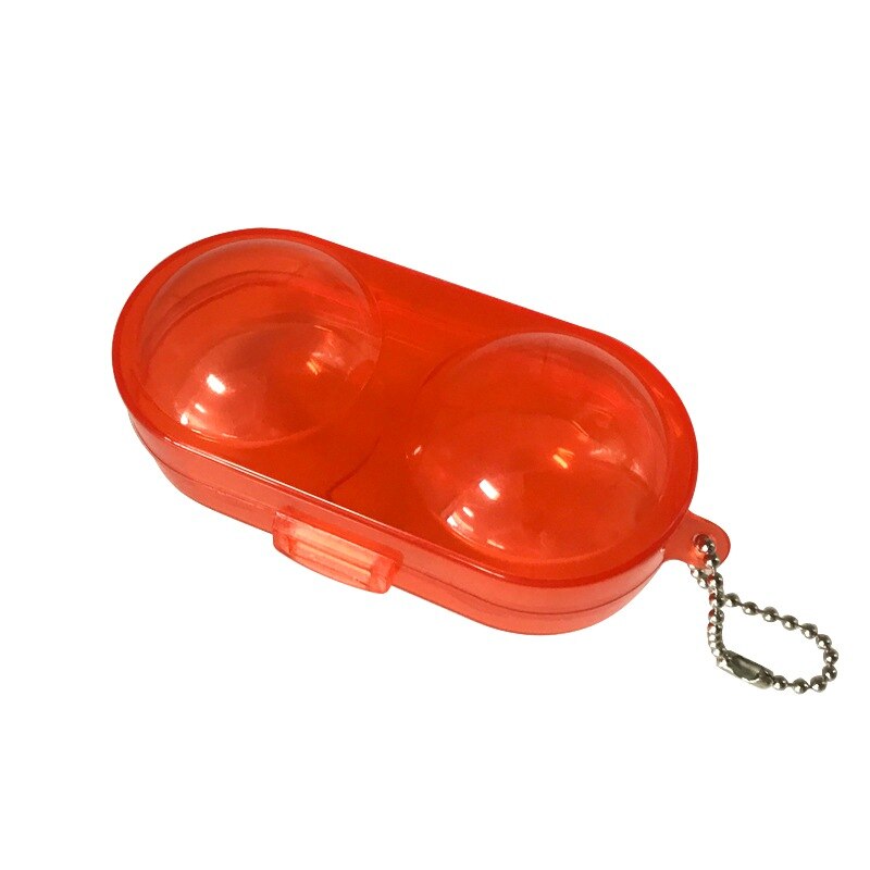 Boer table tennis box Table Tennis plastic box storage box Blue Outdoor indoor table tennis accessories: red