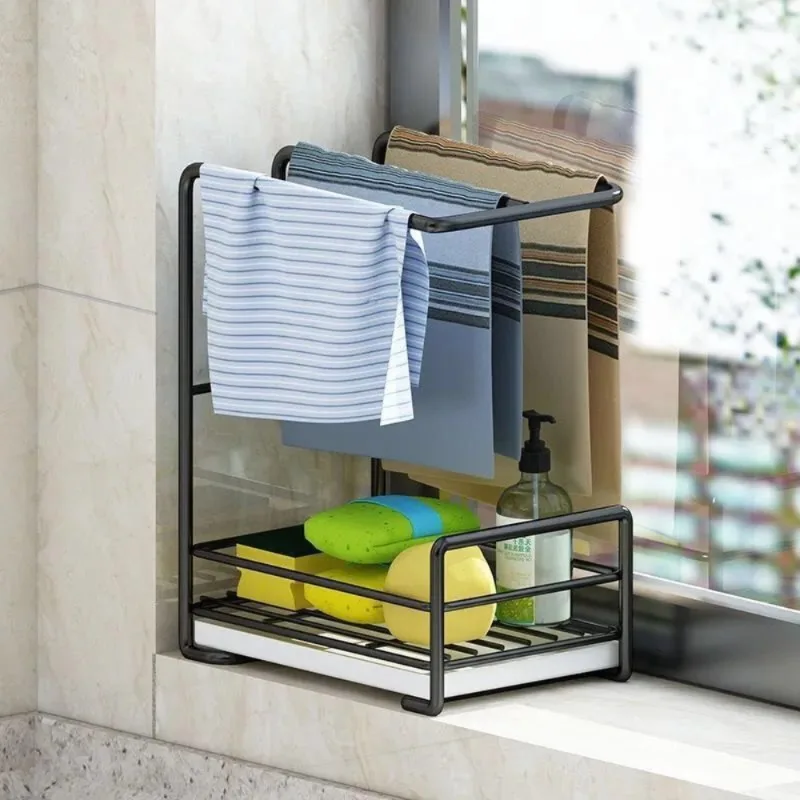 Hole-Free Dishcloth Racks Kitchen Organizer Rag Ra... – Grandado
