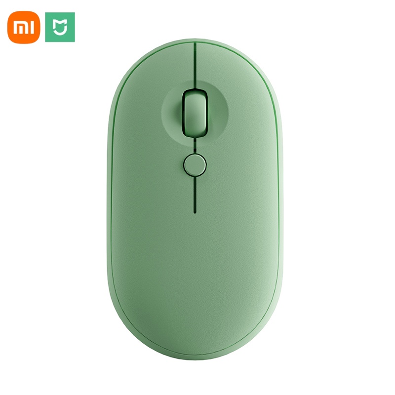 XIAOMI MIJIA Wireless Mouse Portable Magic Silent Ergonomic Mice For Laptop Mobile Phone Apple Notebook Learn Dual Mode Mouse: Blue