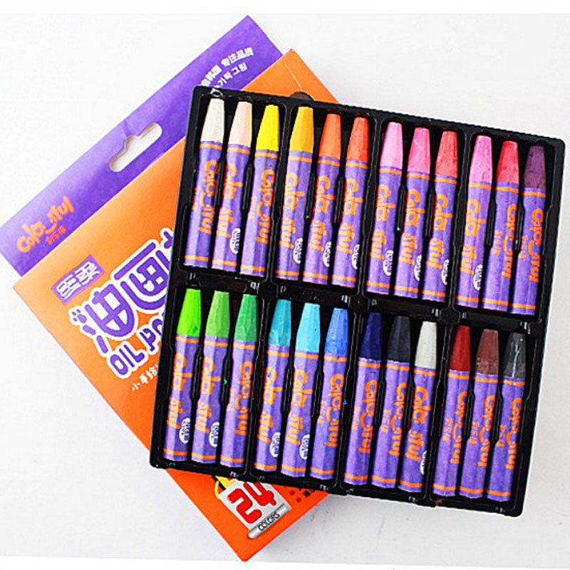 12 Colors Pencils Wax Caryon Set Painting Oil Pastel Pencil For School Children Drawing Sketch Art Supplies Coloring Pencils