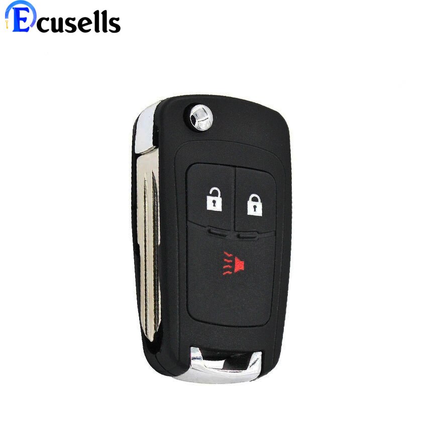 3 Button Vervanging Key Shell Fit Voor Chevrolet Spark Flip Afstandsbediening Sleutel Geval Leeg Fob